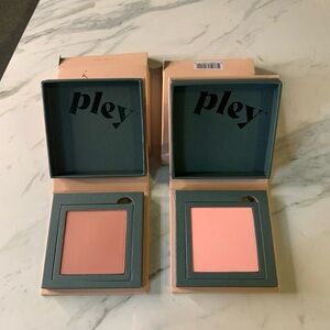 Soft Pink Shades Pley Blush  Set Of 2 First Hello And Pure Bliss